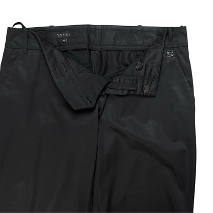 Gucci by Frida Giannini Coated G-Pendant Flared Pants - AW08
