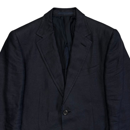 Gucci by Tom Ford Shoulder Padded Linen Blazer