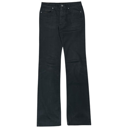 Dirk Bikkembergs Waxed Tape Zip Jeans - AW08