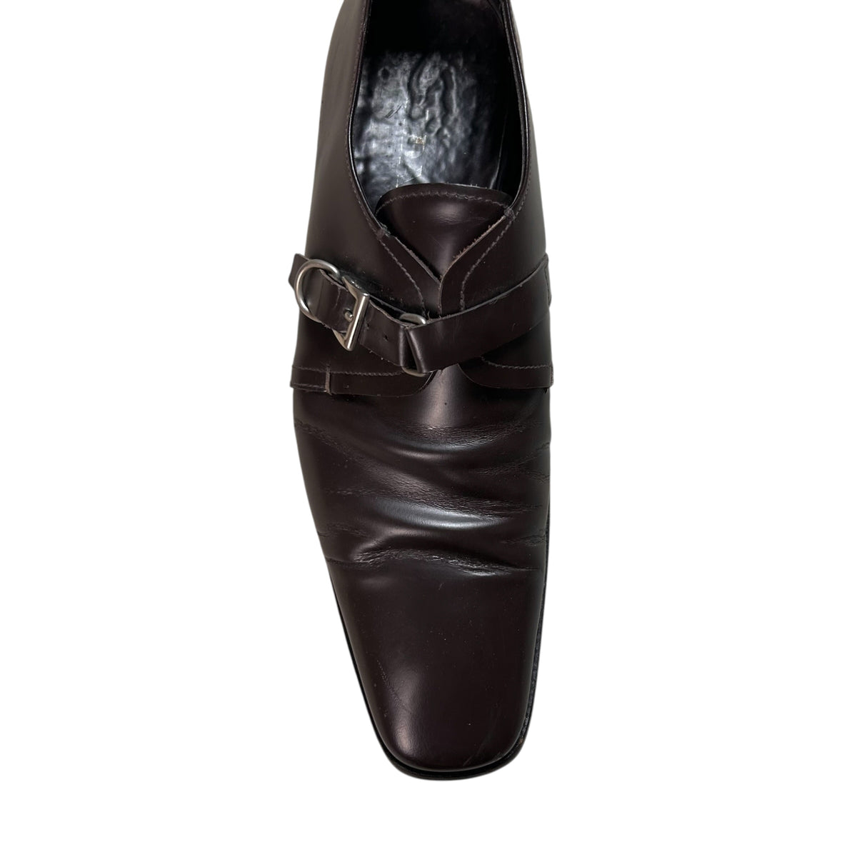 Prada Harness Belt Monk Strap Derbies