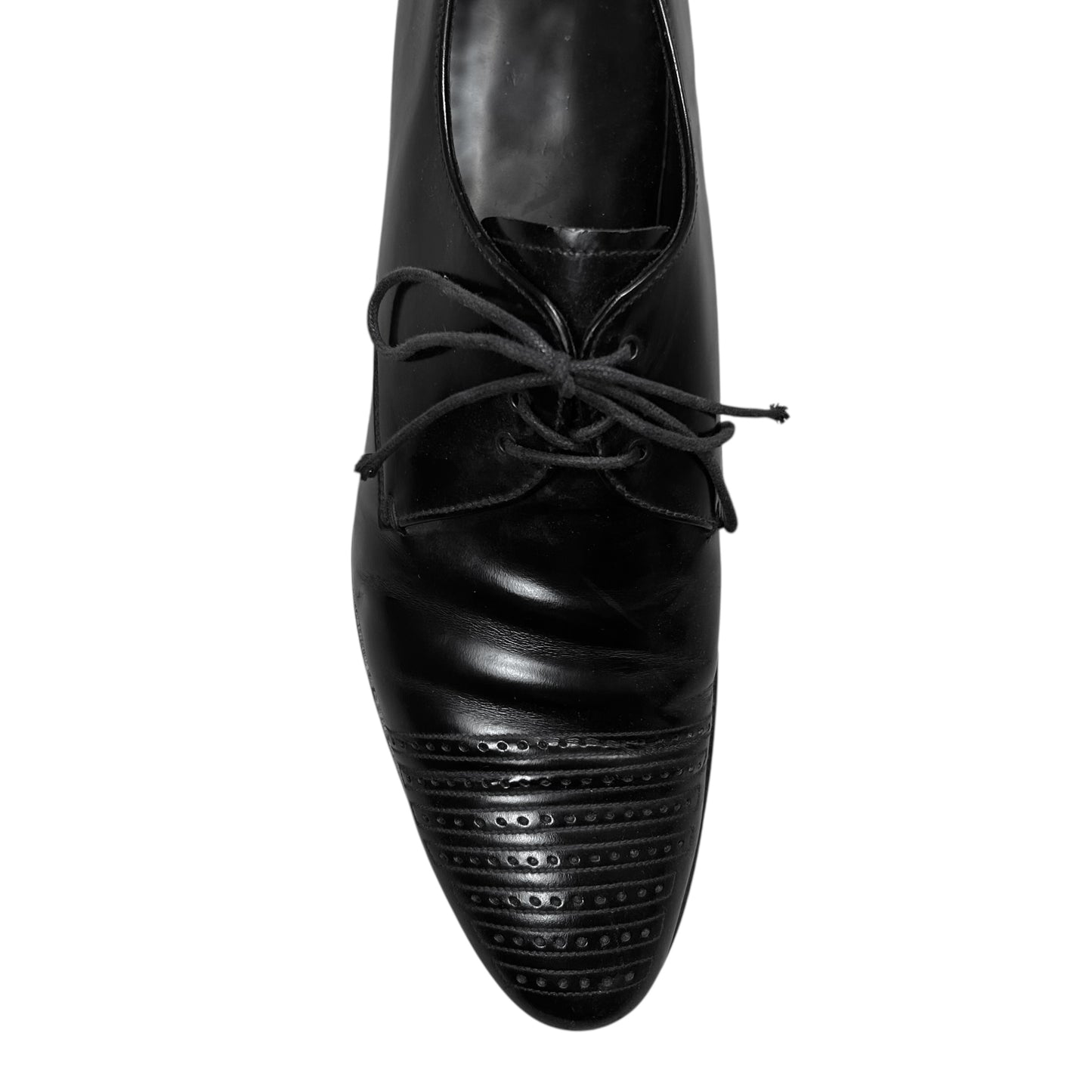 Prada Perforated Toe Derbies - AW07