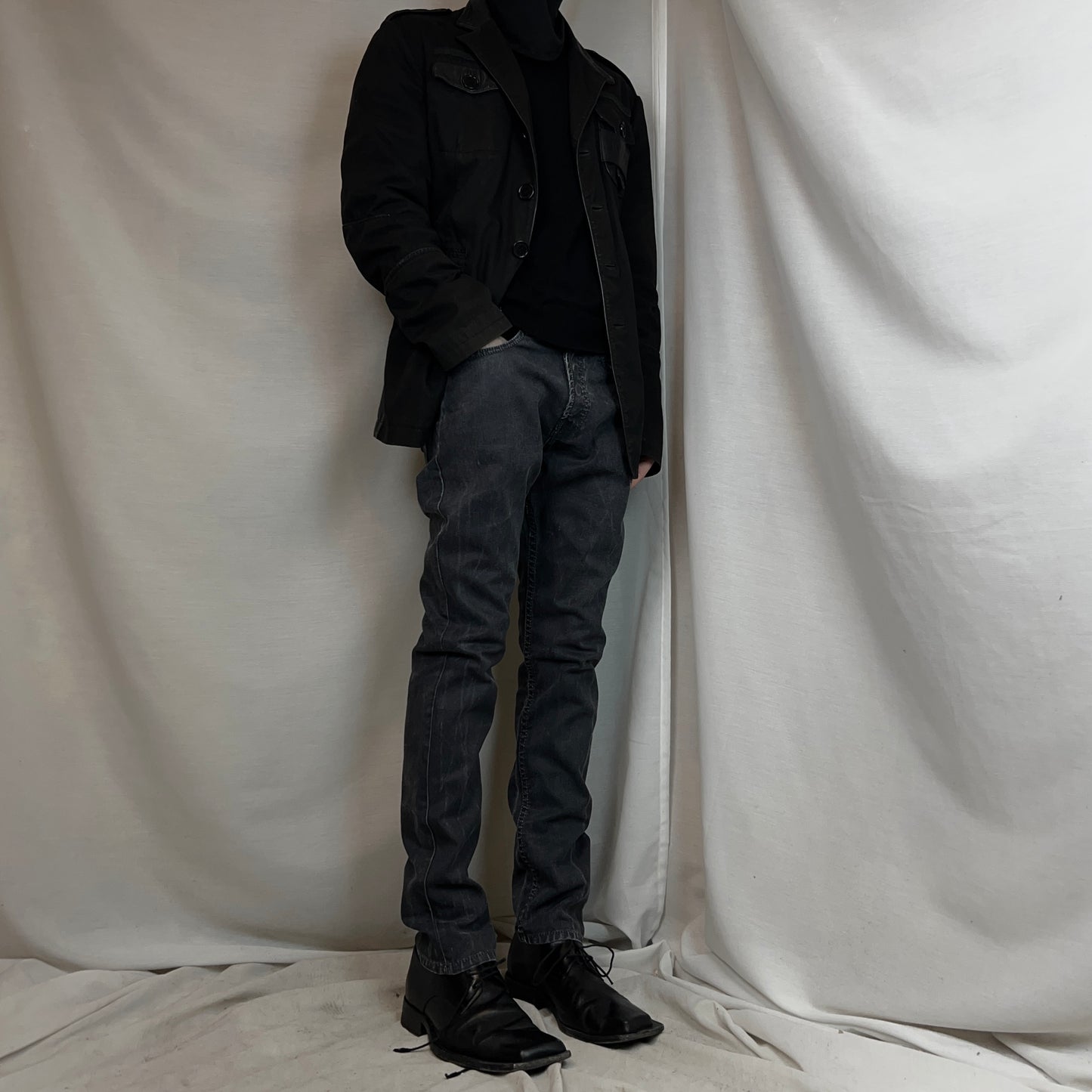 Dries Van Noten Waxed Overdye Jeans