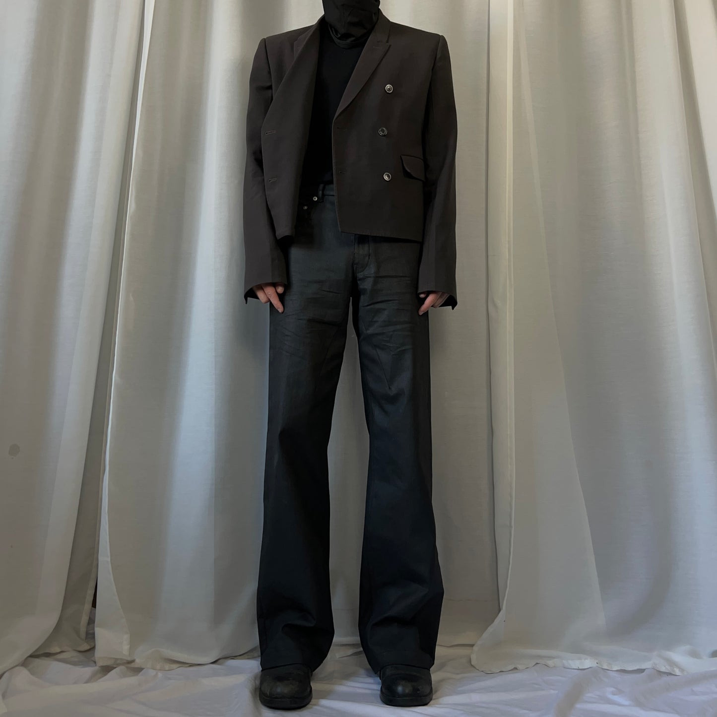 Rick Owens Waxed Coating Geth Jeans - AW24