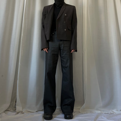 Rick Owens Waxed Coating Geth Jeans - AW24