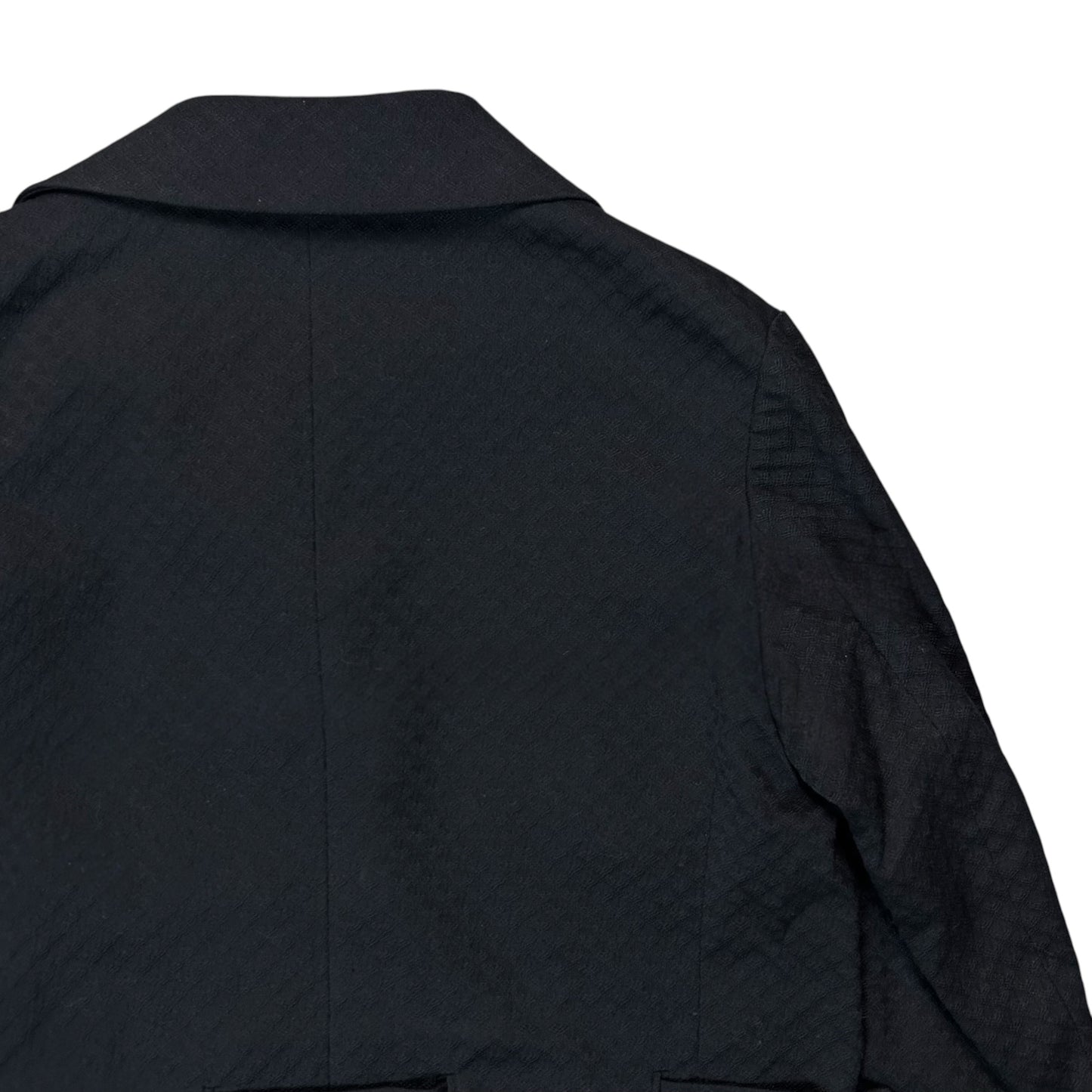 Dries Van Noten Cropped Double Breasted Jacquard Blazer - AW05