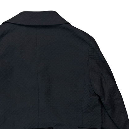 Dries Van Noten Cropped Double Breasted Jacquard Blazer - AW05