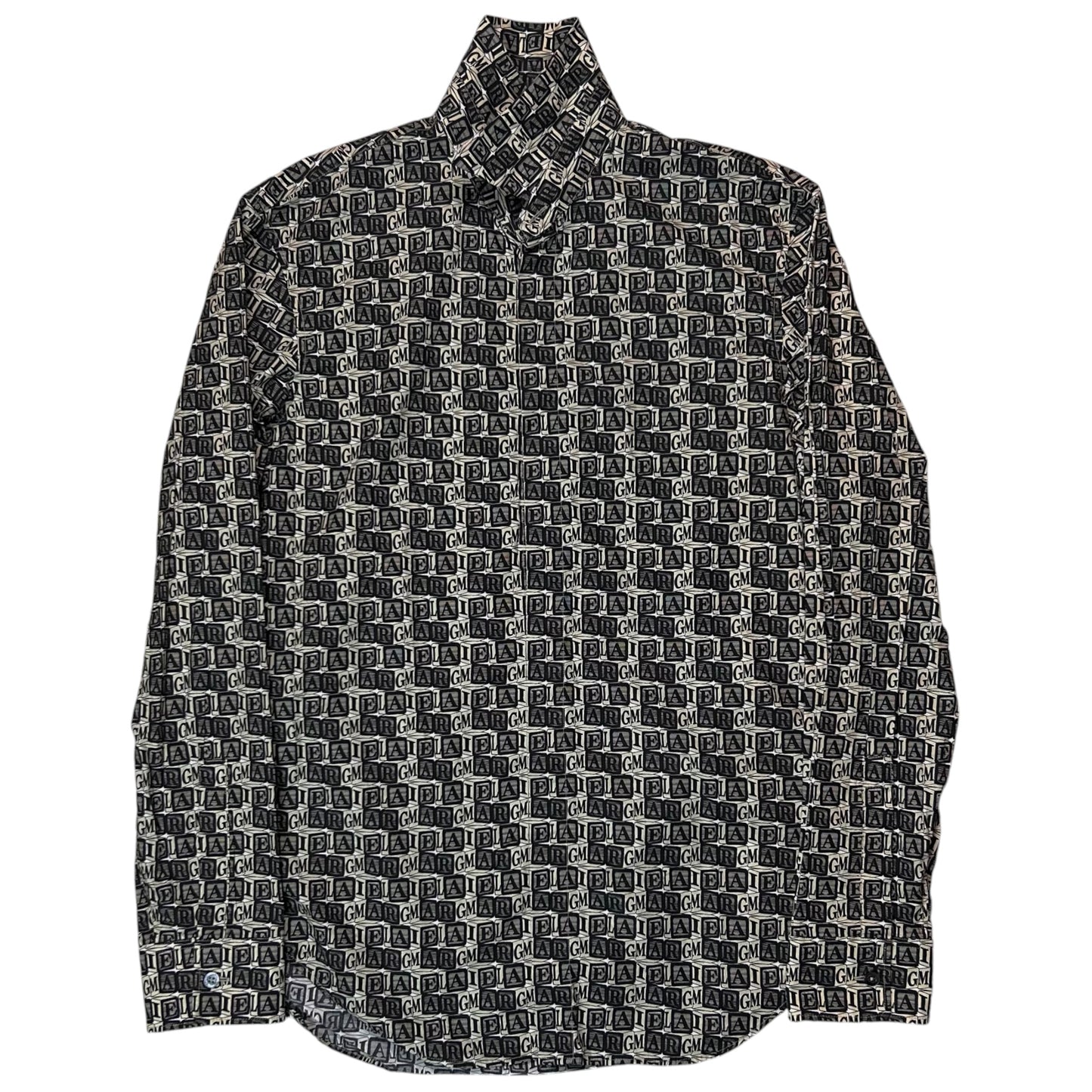Maison Margiela Logo Cube Print Shirt - SS19