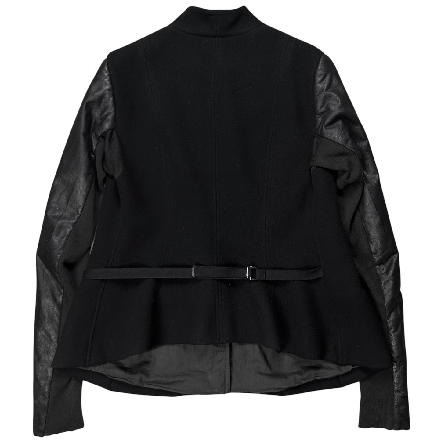 Rick Owens Strapped Leather Sleeve Stag Jacket - AW08