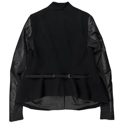 Rick Owens Strapped Leather Sleeve Stag Jacket - AW08