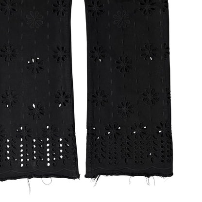 Dries Van Noten Floral Laser Cut Jeans - AW18