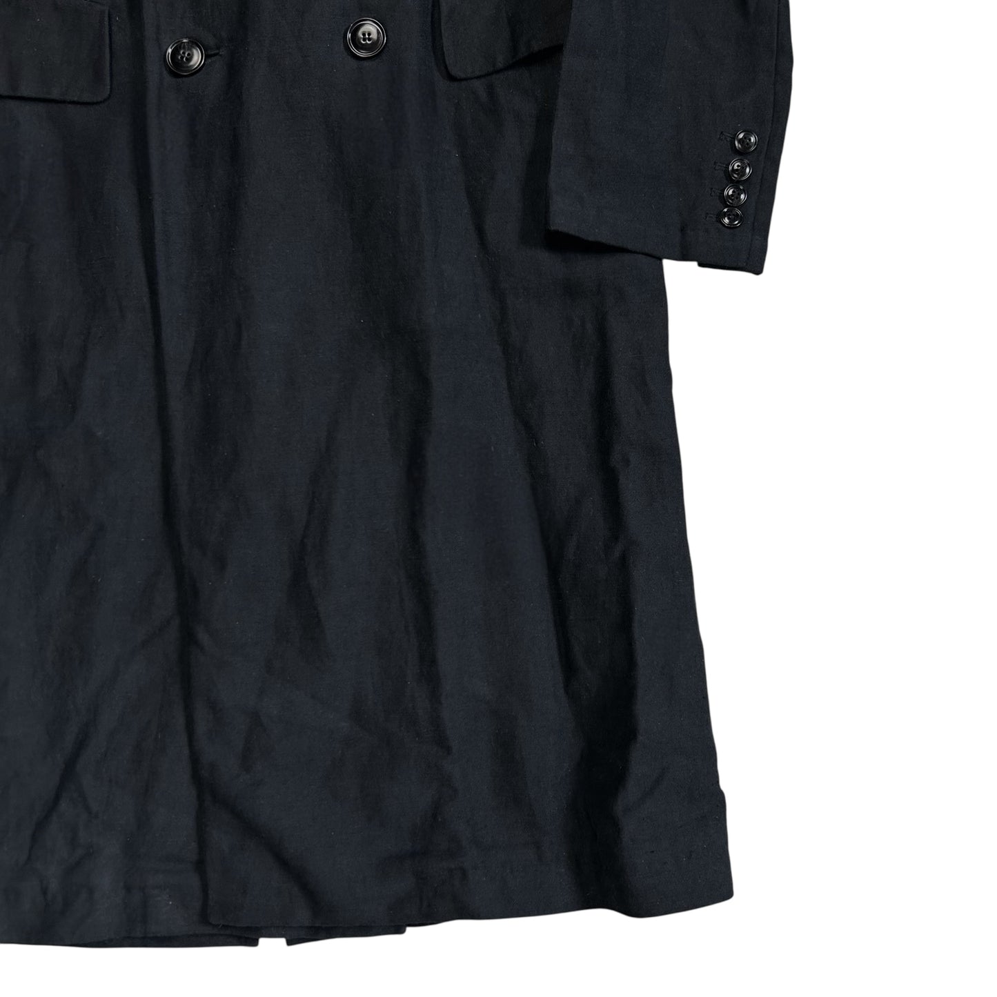 Dries Van Noten Double Breasted Corduroy Shawl Collar Coat