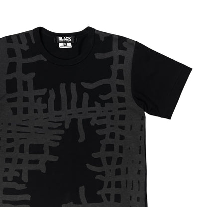 Comme des Garcons BLACK Grid Print T-Shirt - SS19