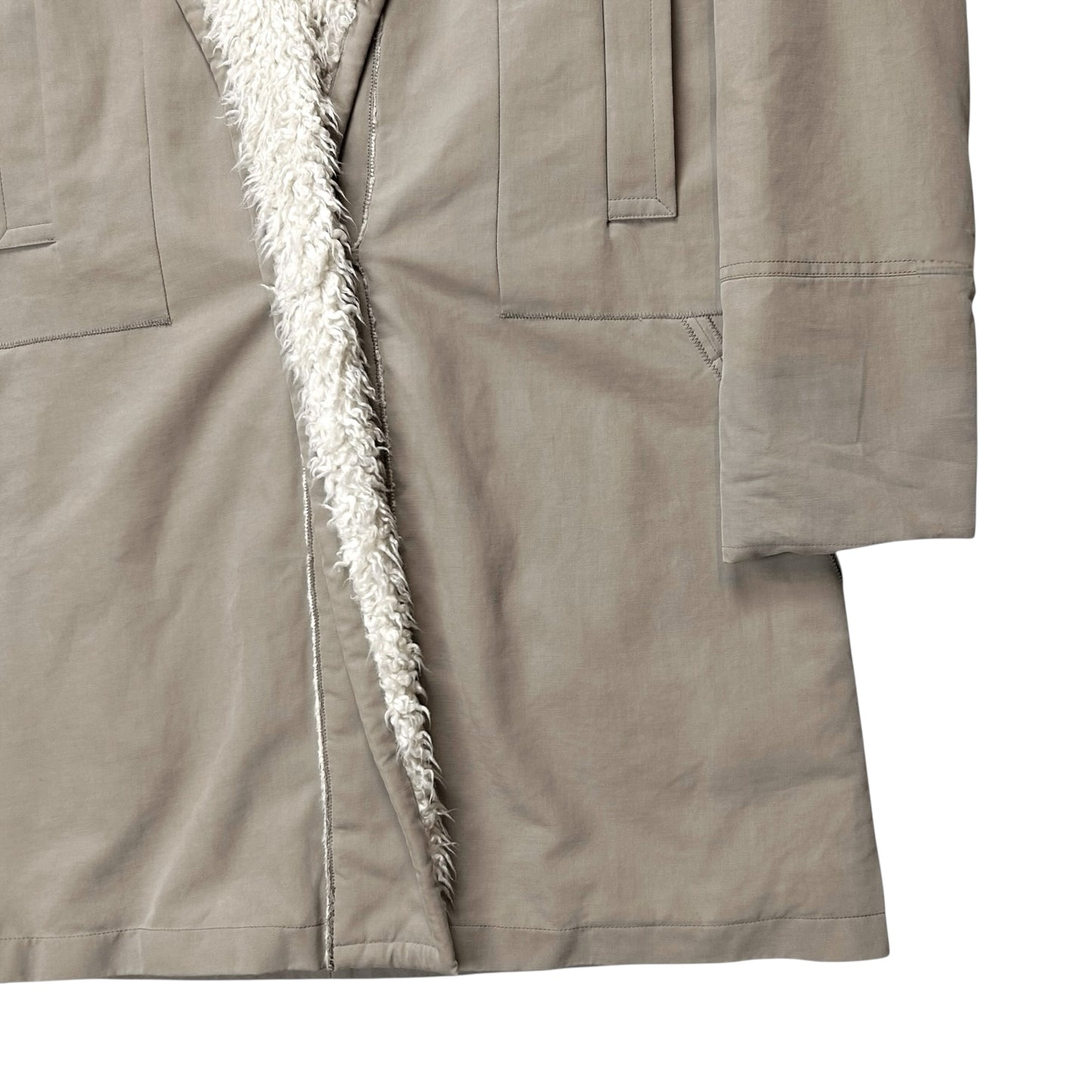 Dries Van Noten Sherpa Collar Coat - AW02