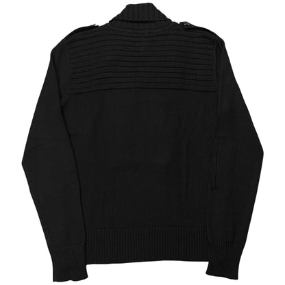 Dirk Bikkembergs Military Zip Knit Sweater - AW10