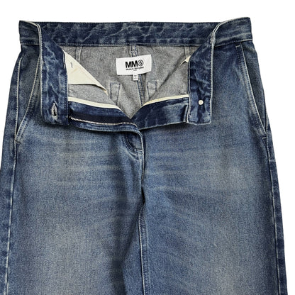 MM6 Maison Margiela Wide Washed Jeans - AW22