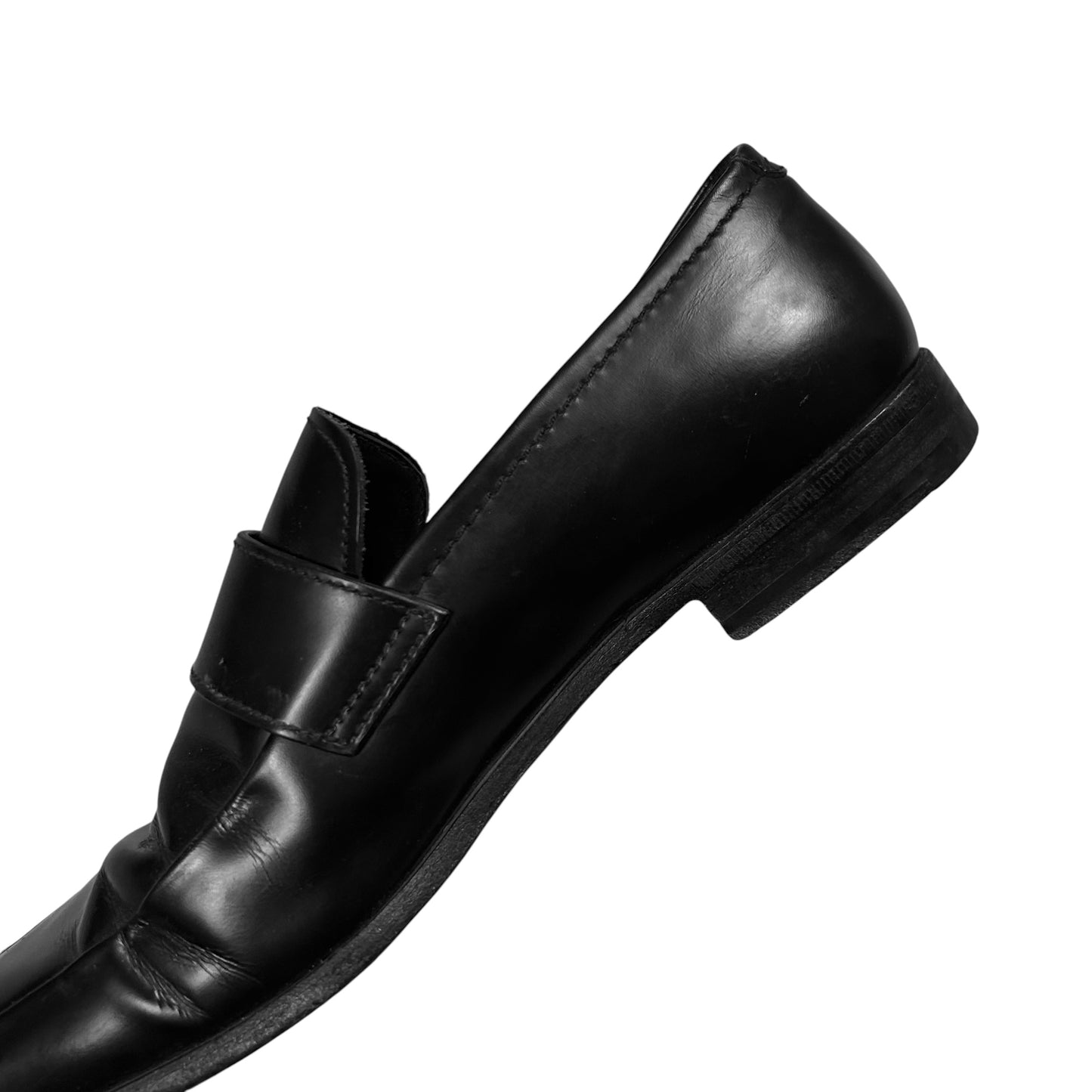 Prada Metal Bar Loafers