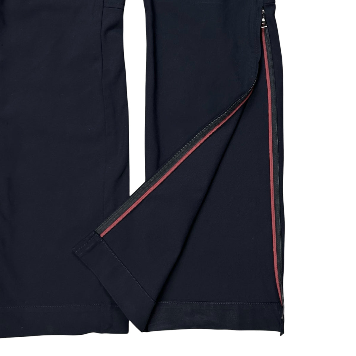 Prada Flared Ankle Zip Pants - 00s