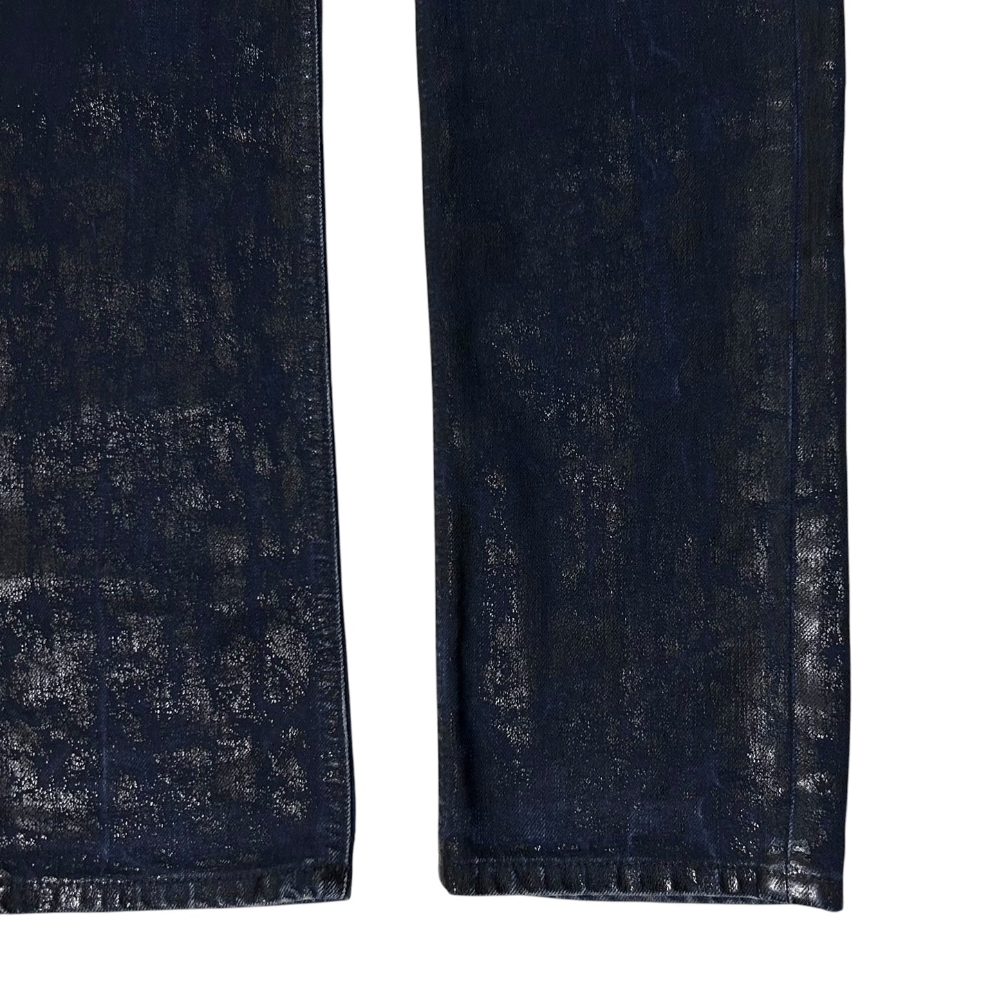 Maison Martin Margiela Waxed Crack Jeans - AW10