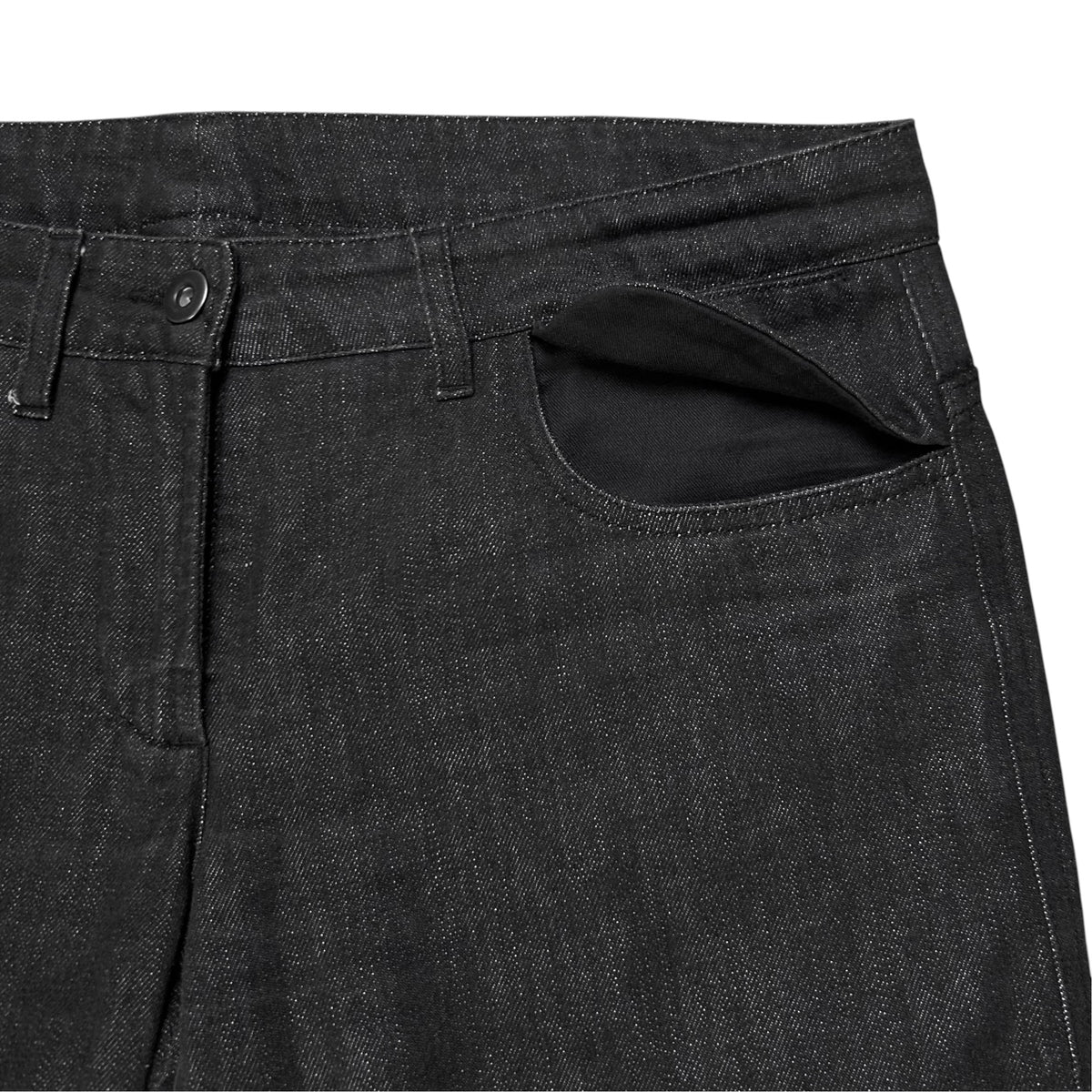 Maison Martin Margiela Flared Deconstructed Front Pocket Raw Jeans - AW06