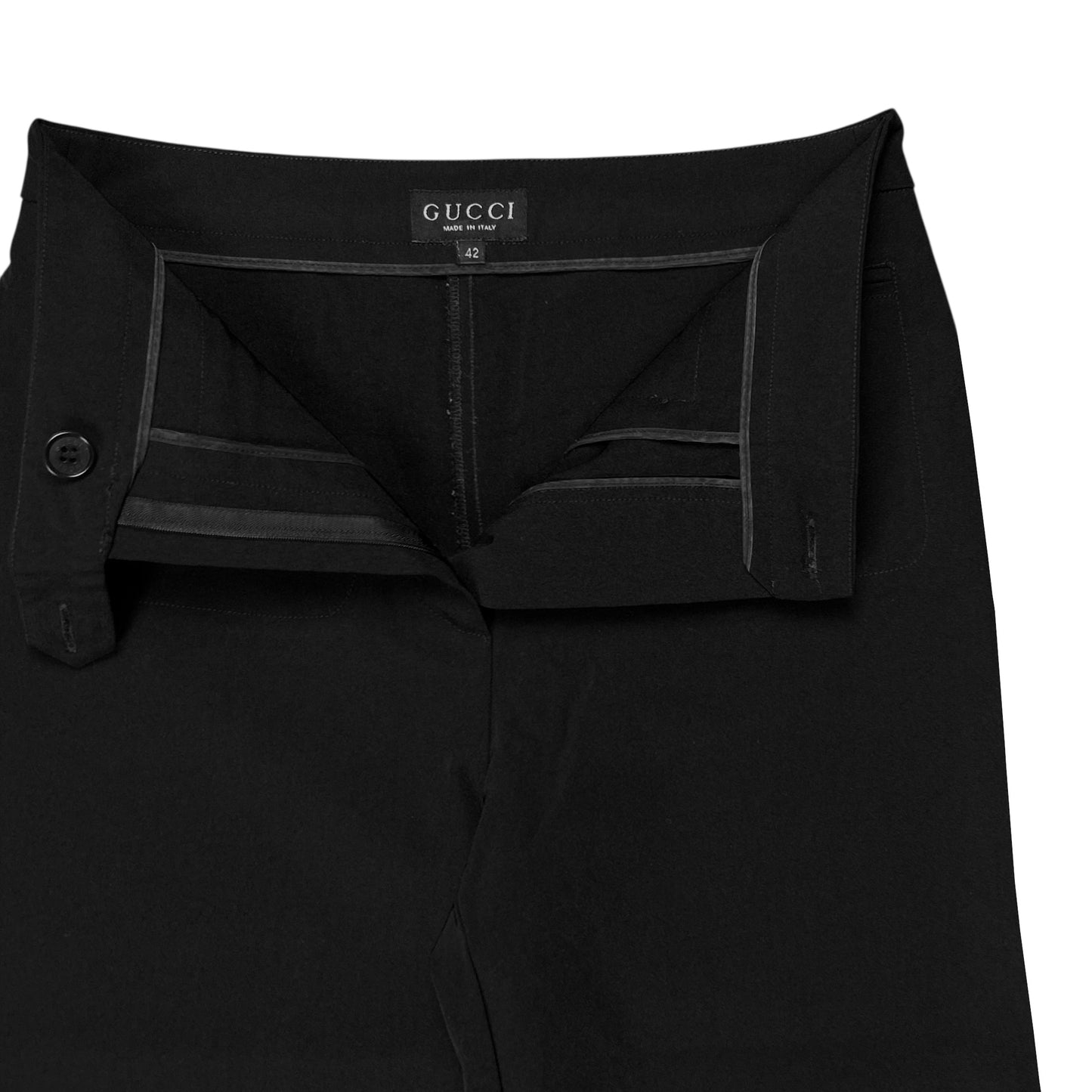 Gucci by Tom Ford Dual Button Front Zip Pants - 90s