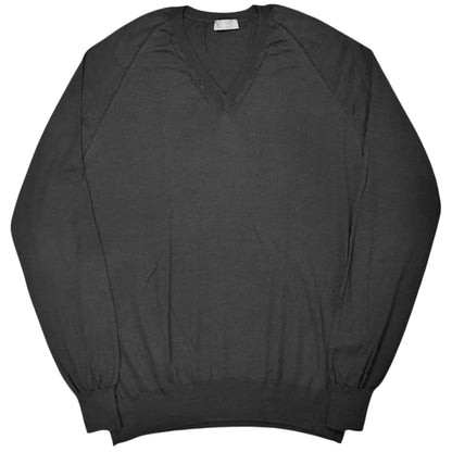 Dior Homme Distressed V-Neck Sweater - AW09