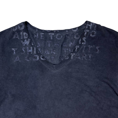 Maison Martin Margiela Aids Awareness V-Neck T-Shirt - SS11