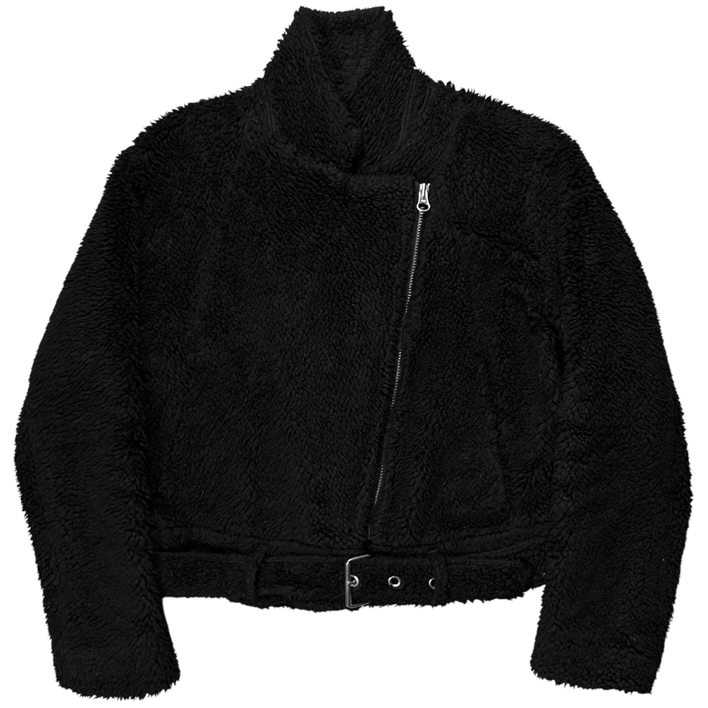 MM6 Maison Martin Margiela Belted Sherpa Bomber Jacket - AW15