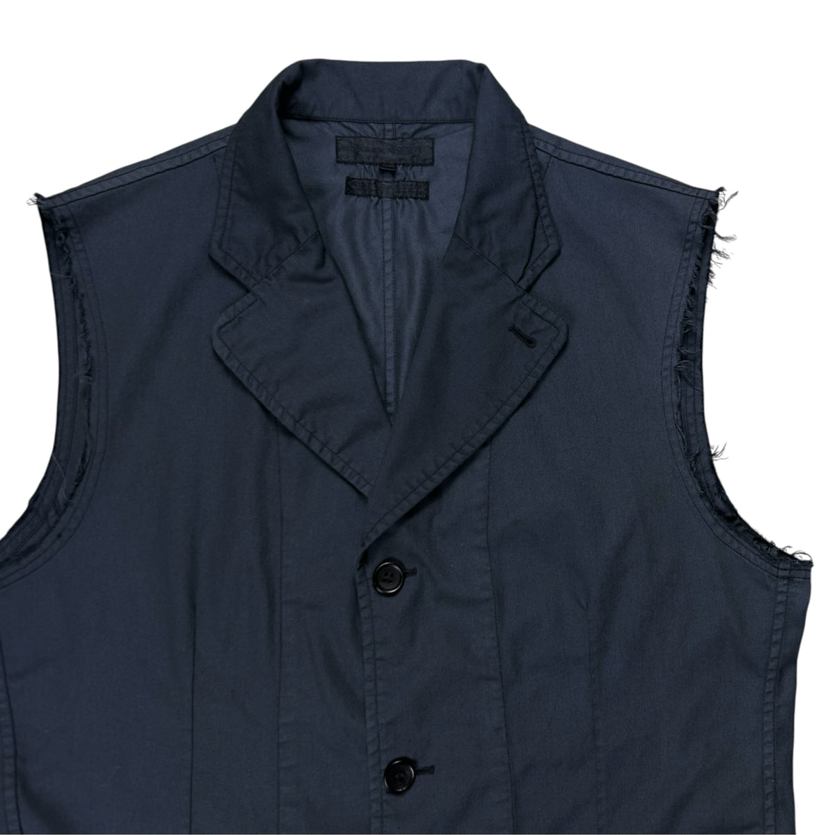 Comme des Garcons Shirt Overdyed Raw Blazer Vest - SS04