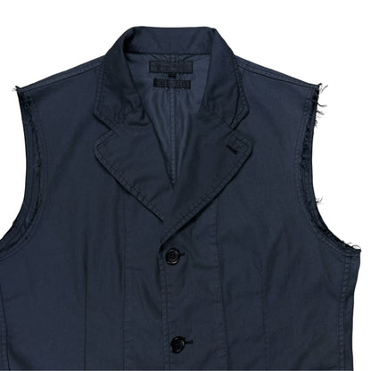 Comme des Garcons Shirt Overdyed Raw Blazer Vest - SS04