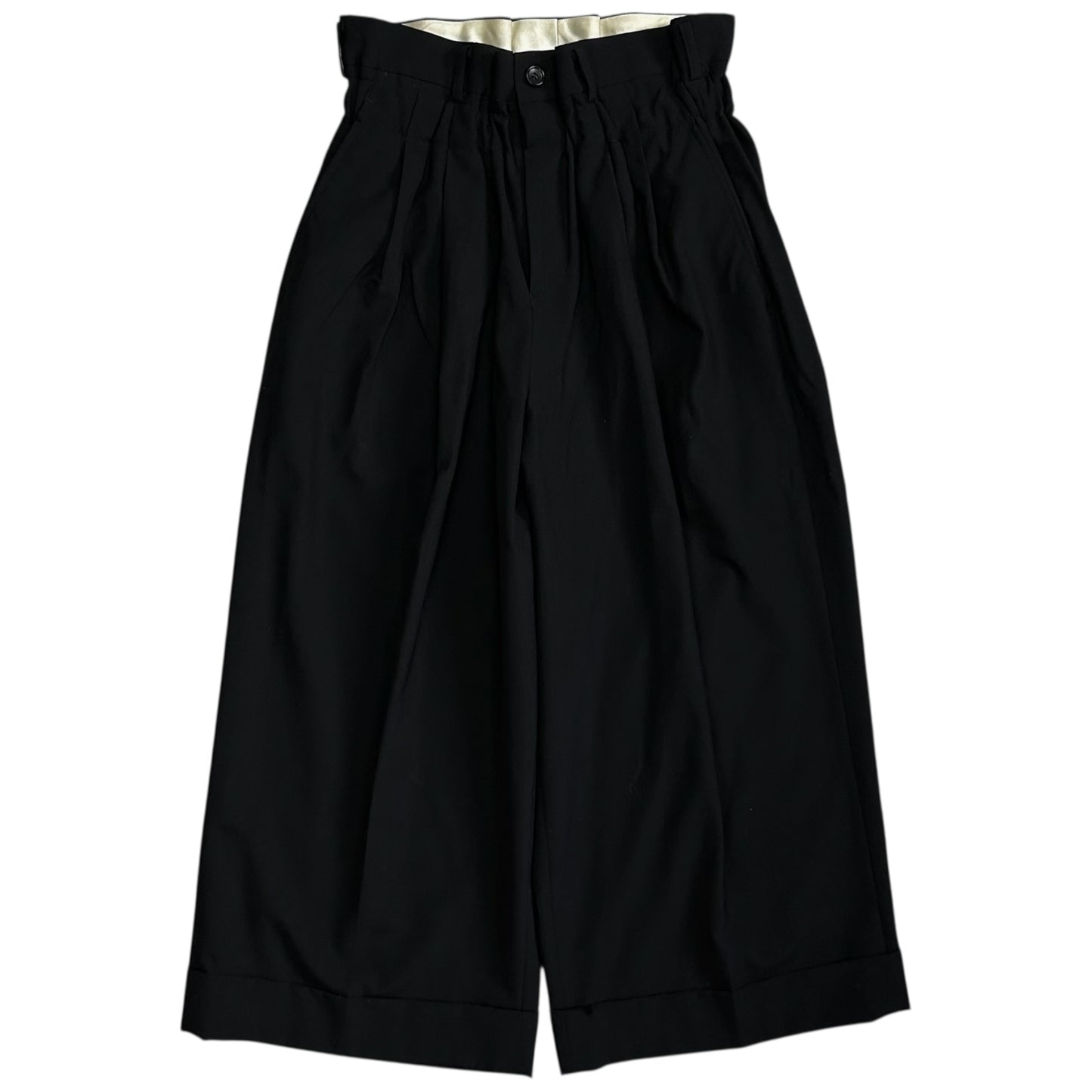 Comme des Garcons Wide Gathered Waist Shorts - SS16