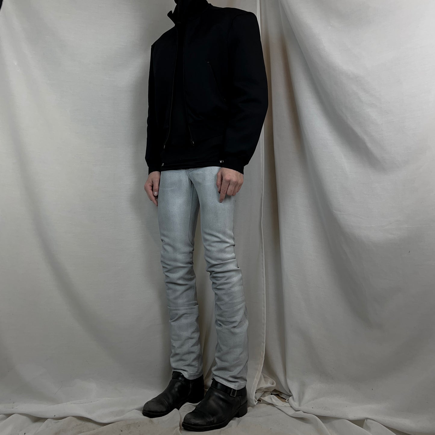 Balenciaga Waxed Paint Jeans - SS08