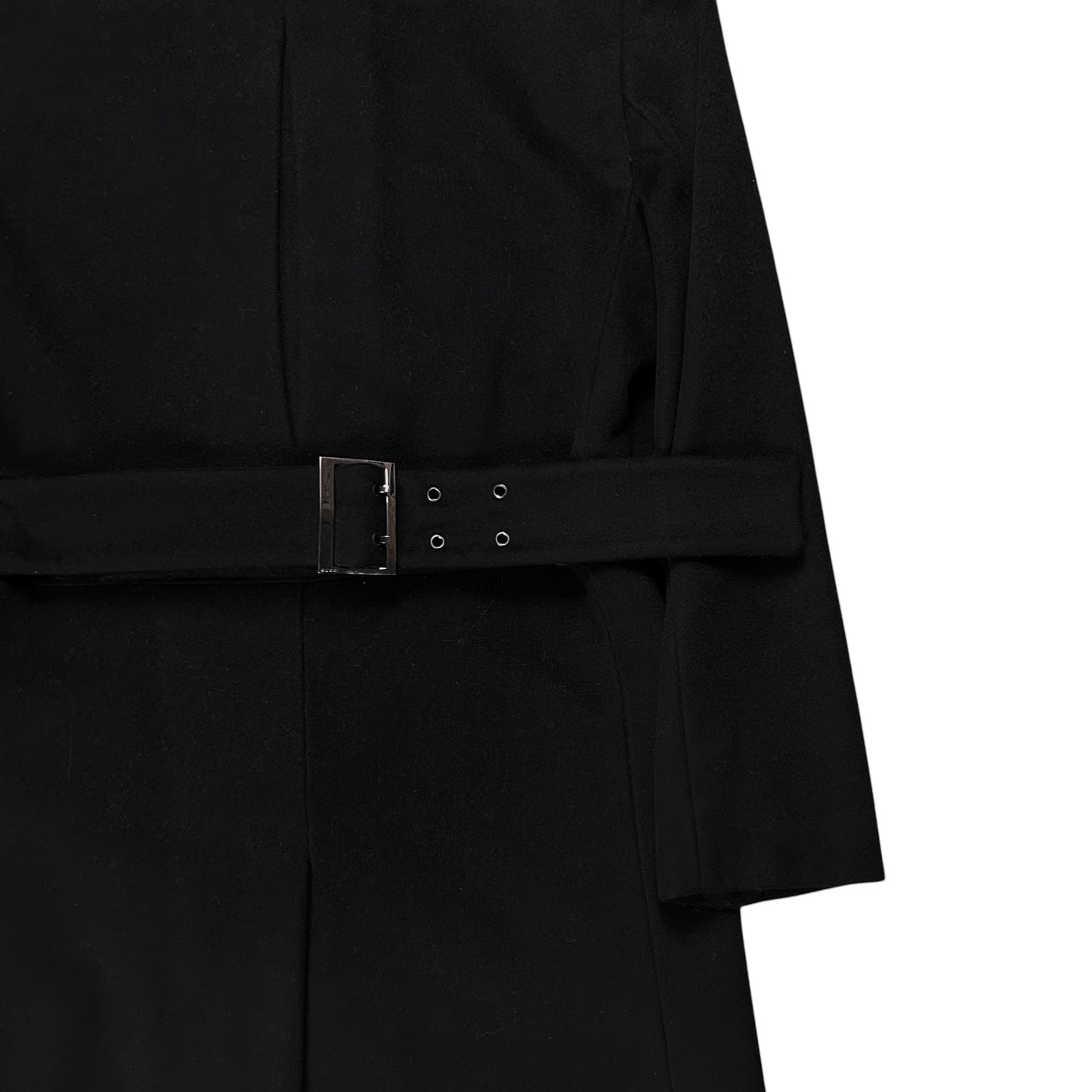 Gucci by Tom Ford Belted Shoulder Strap Cashmere Coat - AW03