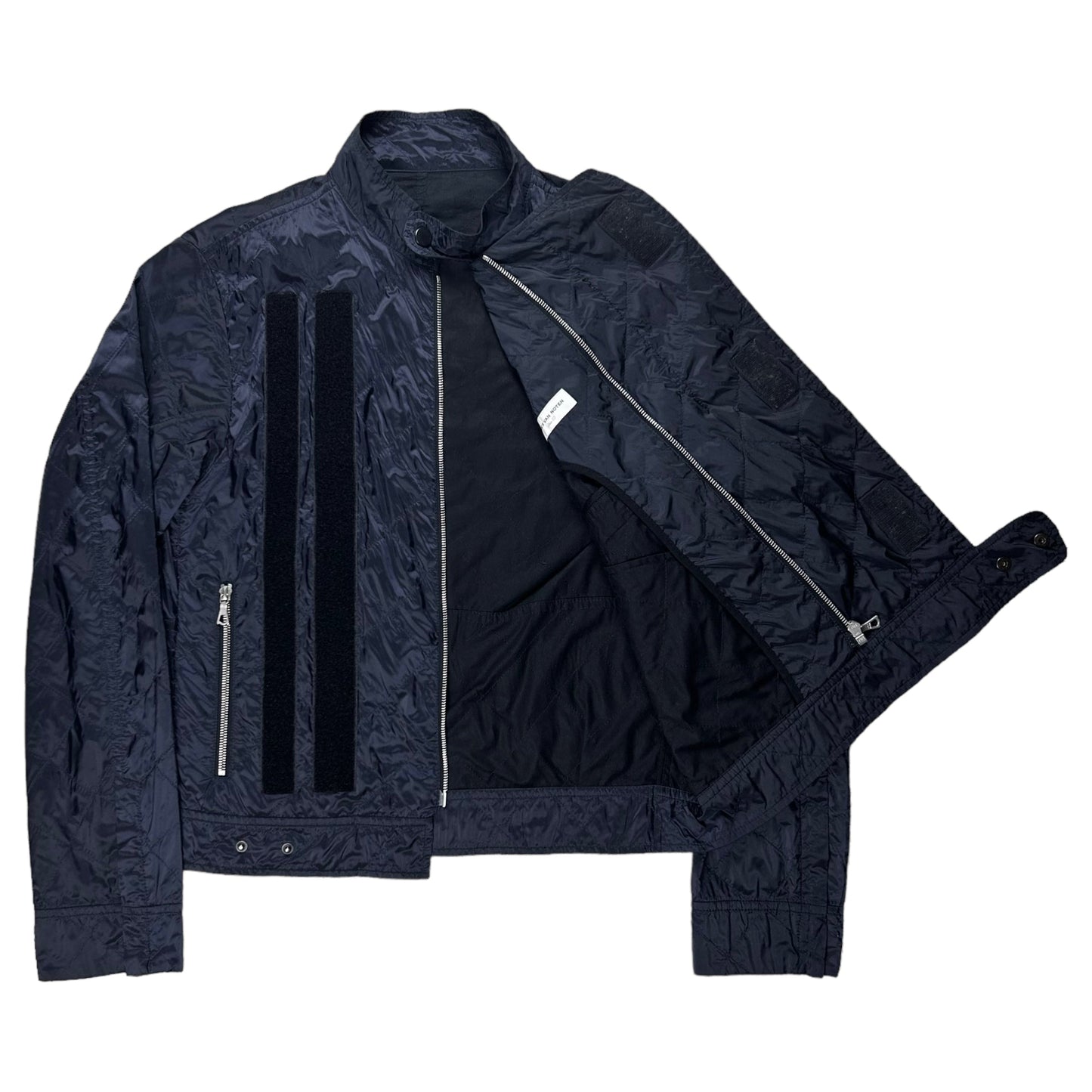 Dries Van Noten Quilted Velcro Work Jacket - SS13