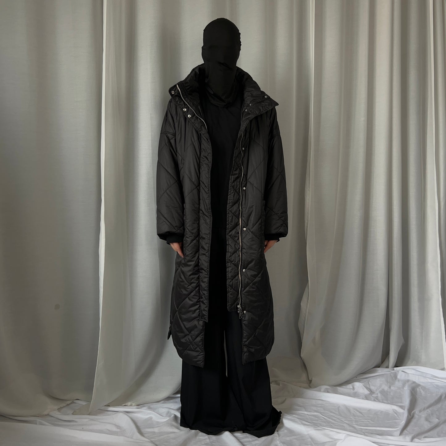 Dries Van Noten Quilted Snap Parka Coat - AW23
