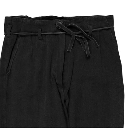 Ann Demeulemeester Waist String Button Hem Capri Shorts - 90s