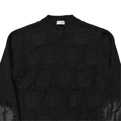 Dries Van Noten Floral Embroidered Wool Sweater - AW18