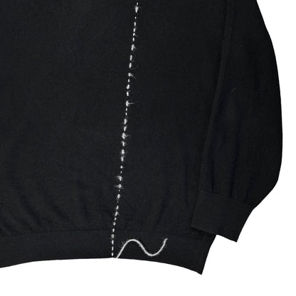 Ann Demeulemeester Visible Stitch Wool Sweater - AW21