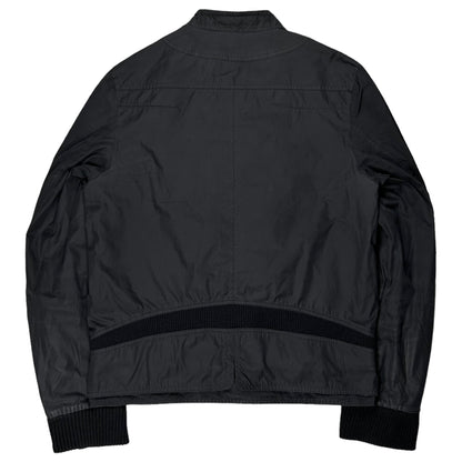 Dior Homme Panelled Cropped Moto Bomber Jacket - AW08