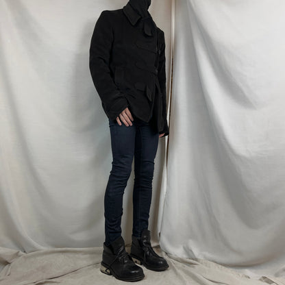 Dior Homme Bee Embroidery Raw Skinny Jeans - 2010s