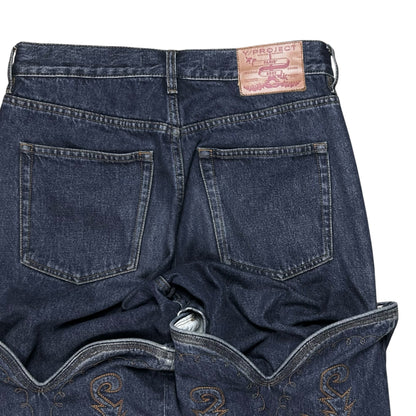 Y/Project Maxi Cowboy Cuff Jeans - SS22