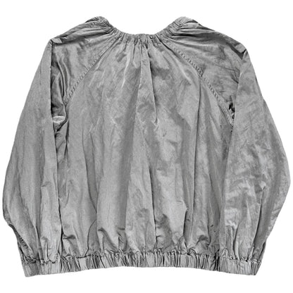 Dries Van Noten Metallic Cinched Drawstring Bomber Jacket