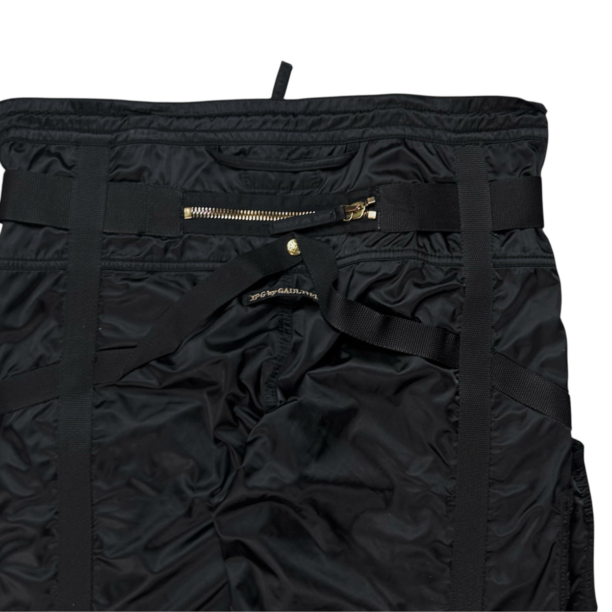 Jean Paul Gaultier Wide Parachute Bondage Nylon Pants - AW03