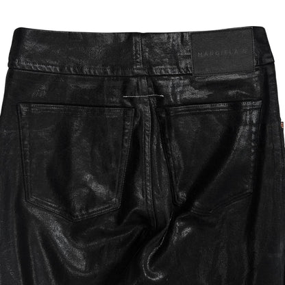 MM6 Maison Margiela Waxed Exposed Button Jeans - SS22