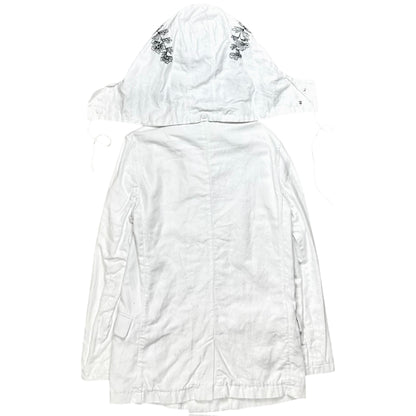 Ann Demeulemeester Hood Embroidered Field Jacket - SS14