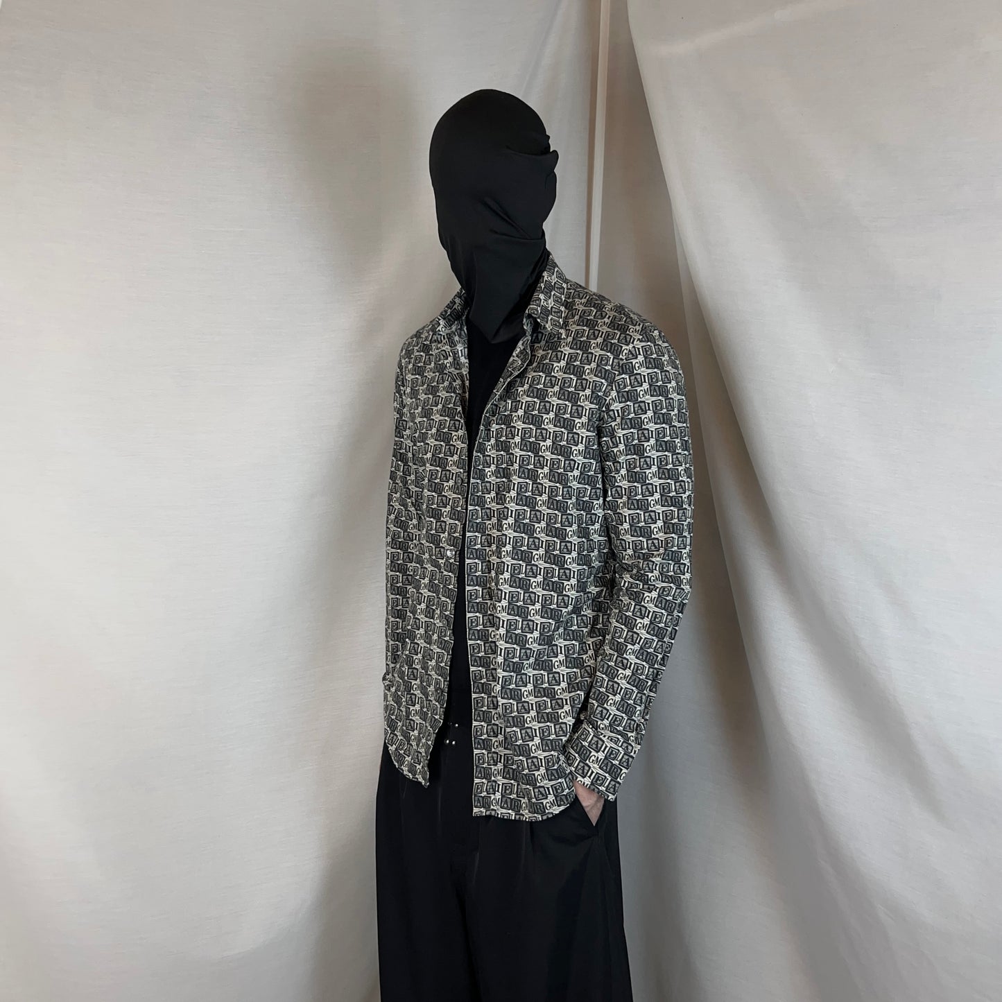 Maison Margiela Logo Cube Print Shirt - SS19