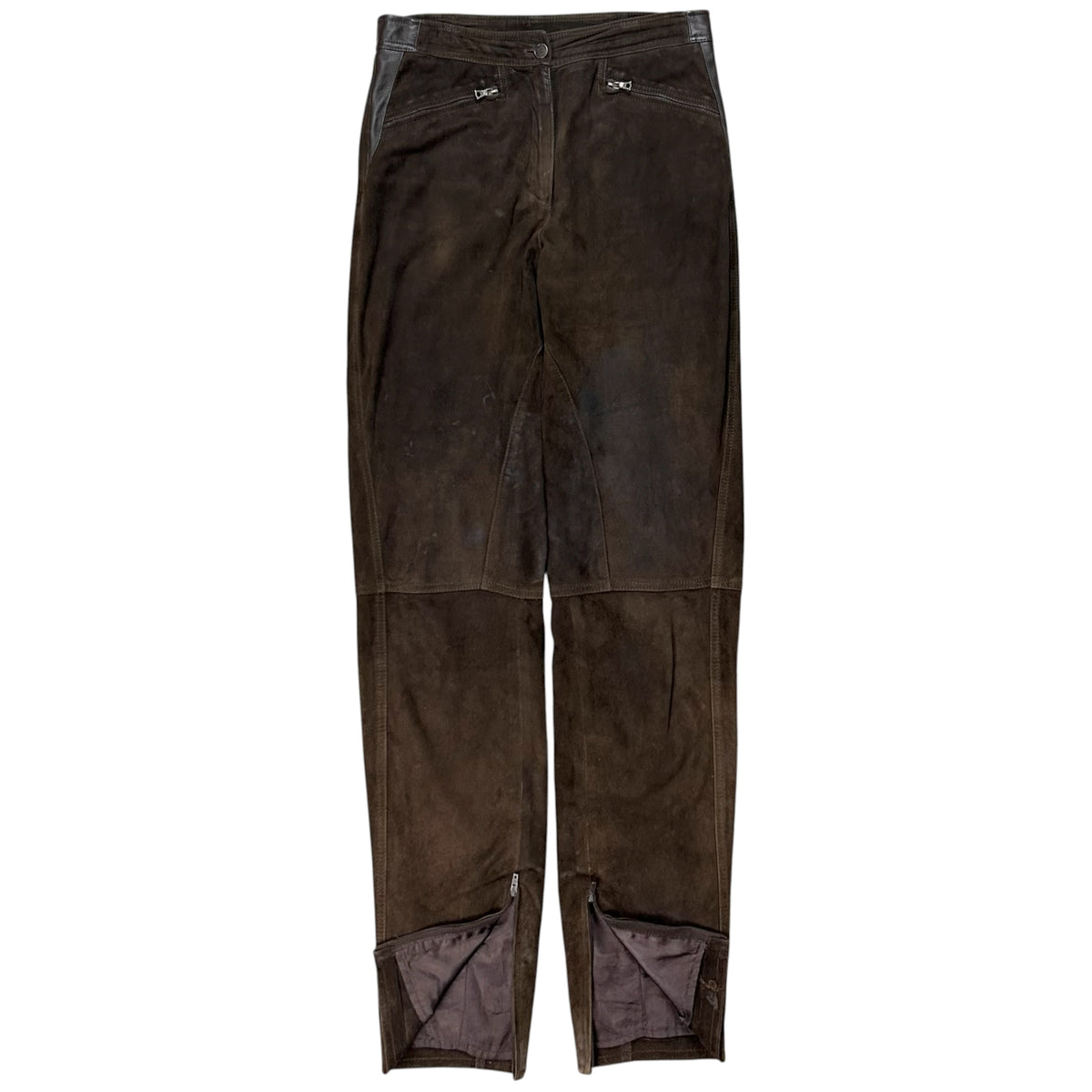 Jil Sander Suede Biker Pants - AW98