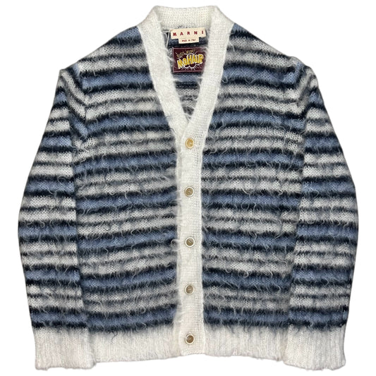 Marni Striped Mohair Cardigan - SS22