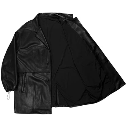 Jil Sander Faux Leather Car Coat - AW12