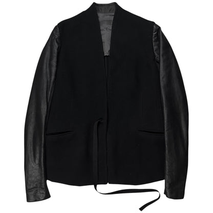 Rick Owens Strapped Leather Sleeve Stag Jacket - AW08