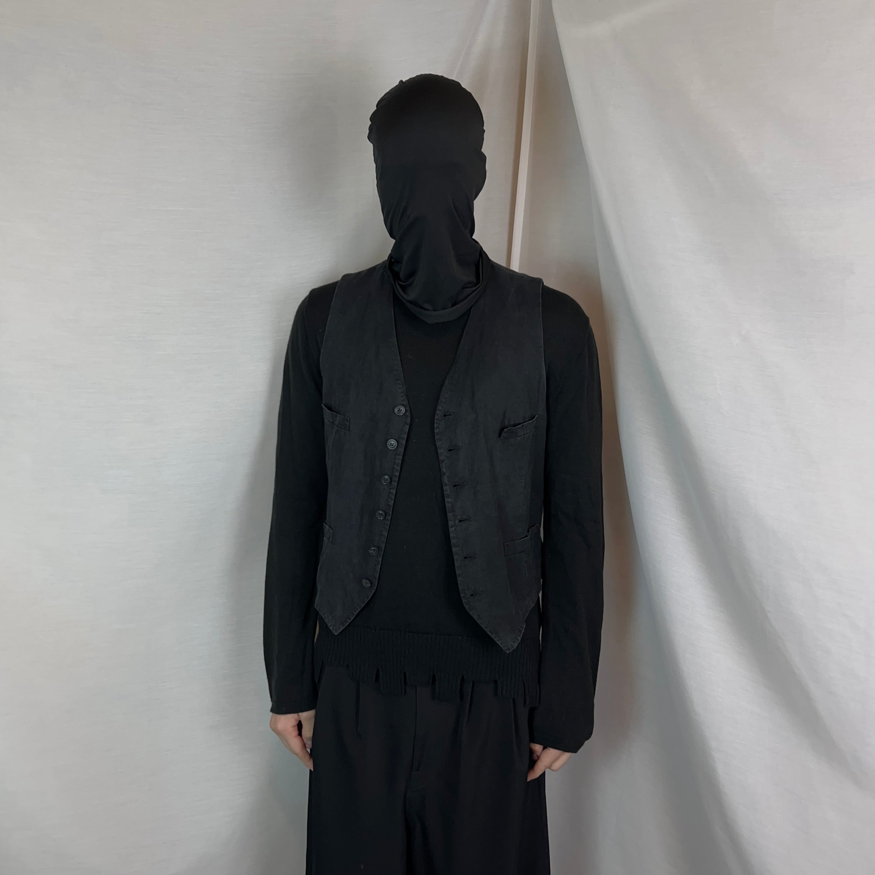 Dries Van Noten Overdyed Linen Waistcoat - 90s – Vertical Rags